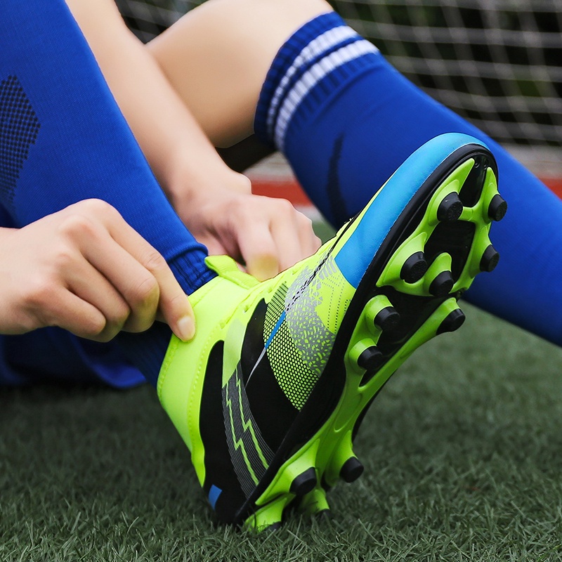 Giày Bóng Đá Đinh Dài Chống Trượt w5iw5 Dành Cho Trẻ Em Và Người Lớn FG / TF