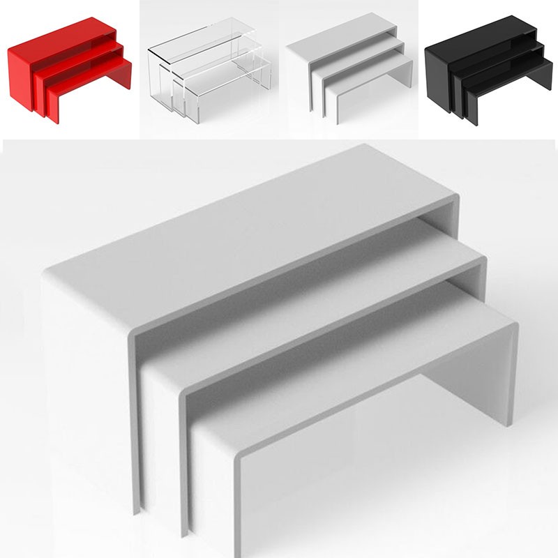 3 Cái/bộ 3Mm Acrylic Chữ U Phản Cửa Sổ Nón Giày Kính Đỡ Tủ Trang Sức Có Giá Để Đồ Kệ Nhà Tổ Chức