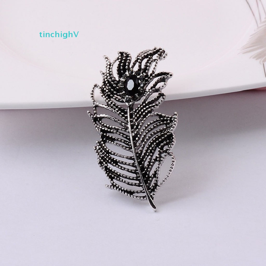 [TinchighV] Trâm Cài Áo Hình Lông Công Bằng Kim Loại Thời Thượng Cho Nam Và Nữ [Mới]