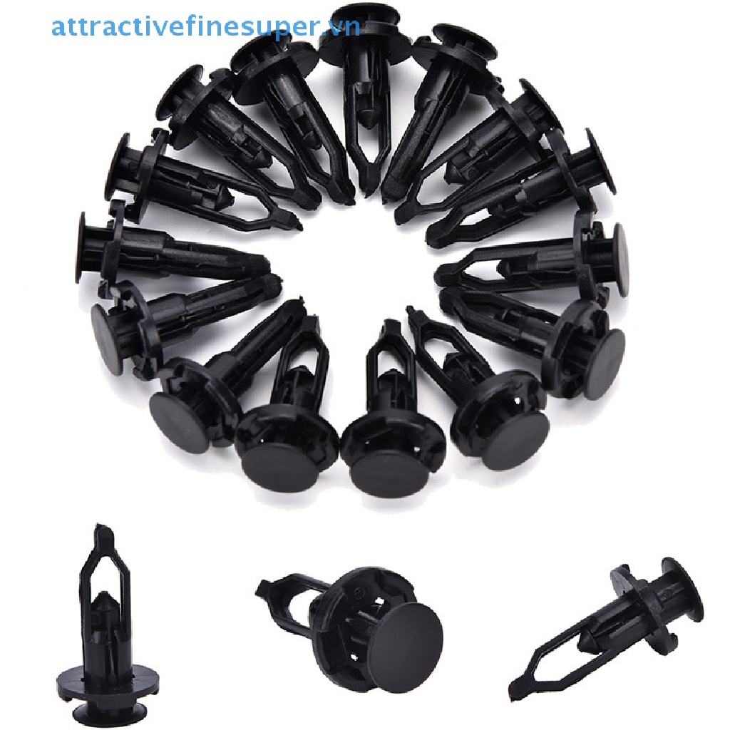 FENDER Set 100 Đinh Tán Nhựa 9mm Chuyên Dụng Cho Xe Hơi Toyota