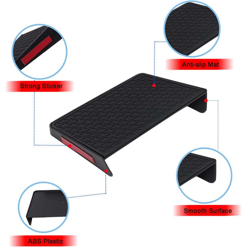 Bảng điều khiển trung tâm Hộp lưu trữ Khay tổ chức Khay ngăn Chèn Hộp lưu trữ thứ cấp với giá đỡ tiền xu và kính cho Phụ kiện Honda CR-V 2023