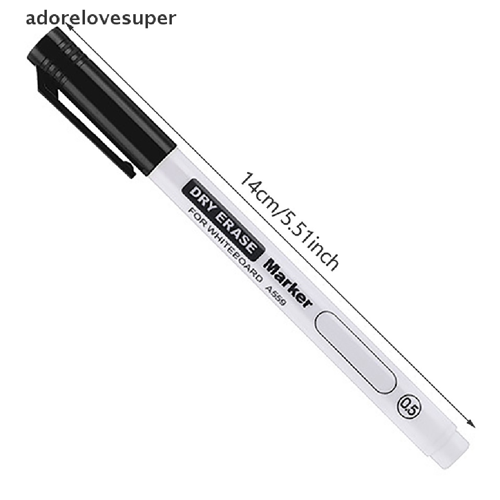 Ad1vn Bút Lông Viết Bảng Trắng Mỏng 0.5MM Không Thấm Nước Tẩy Xóa Được