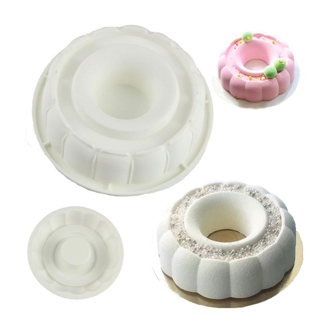 Khuôn Silicone Làm Bánh Hình Hoa / Bí Ngô Độc Đáo Tiện Dụng