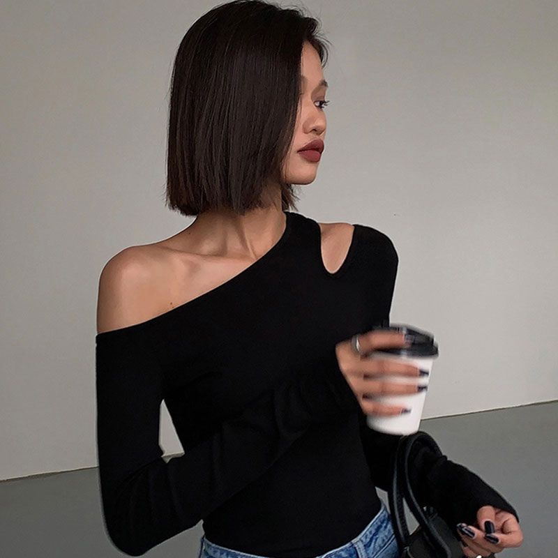 Áo Kiểu Dáng Ôm Hở Vai Thời Trang Mùa Xuân Mới 2023