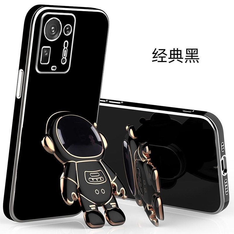 Nhẫn Đỡ Điện Thoại Bằng Kim Loại Mạ Điện Hình Phi Hành Gia Hoạt Hình 3D Dễ Thương