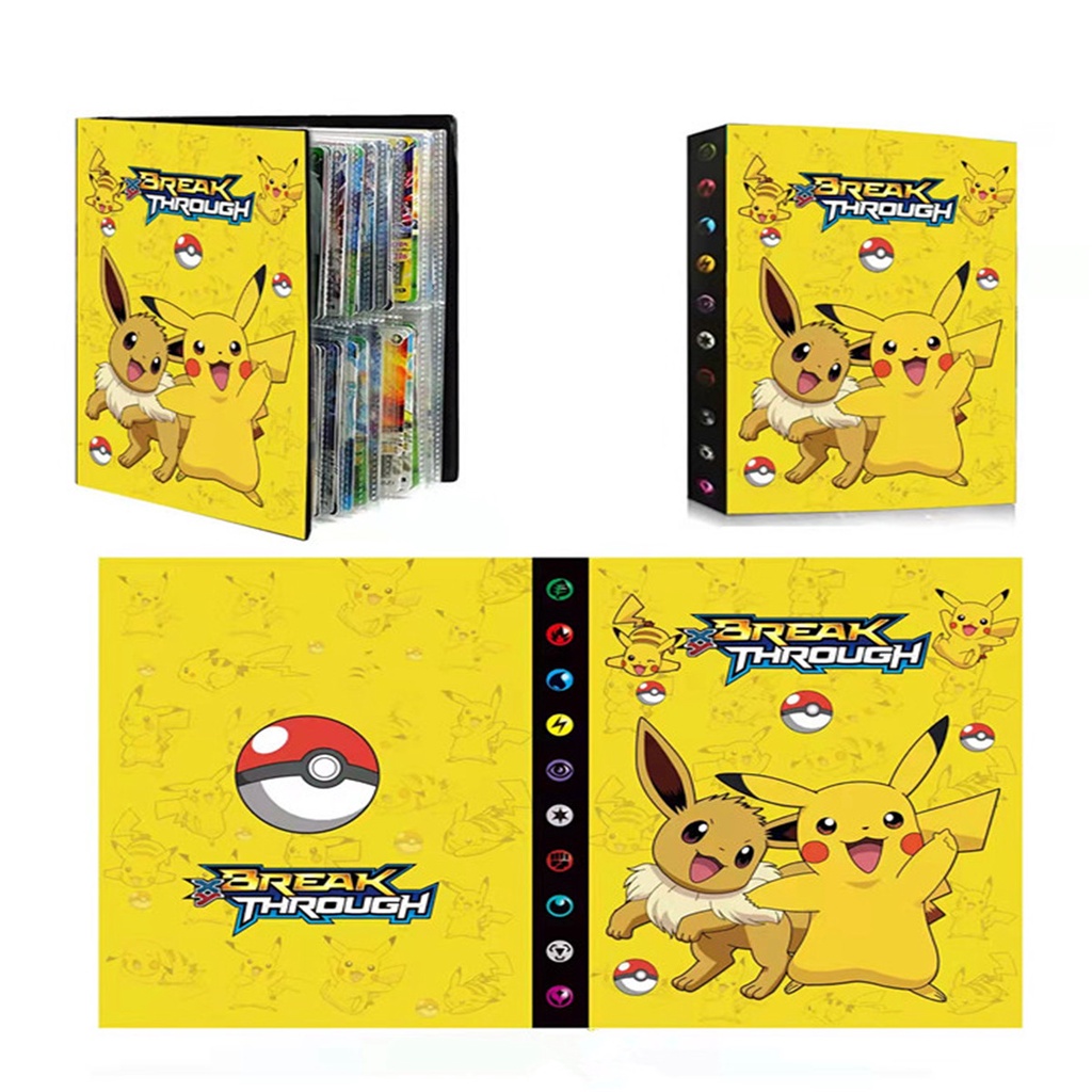 Album Sưu Tầm Thẻ Bài Pokemon 2023 240 Thẻ Game VMAX GX EX