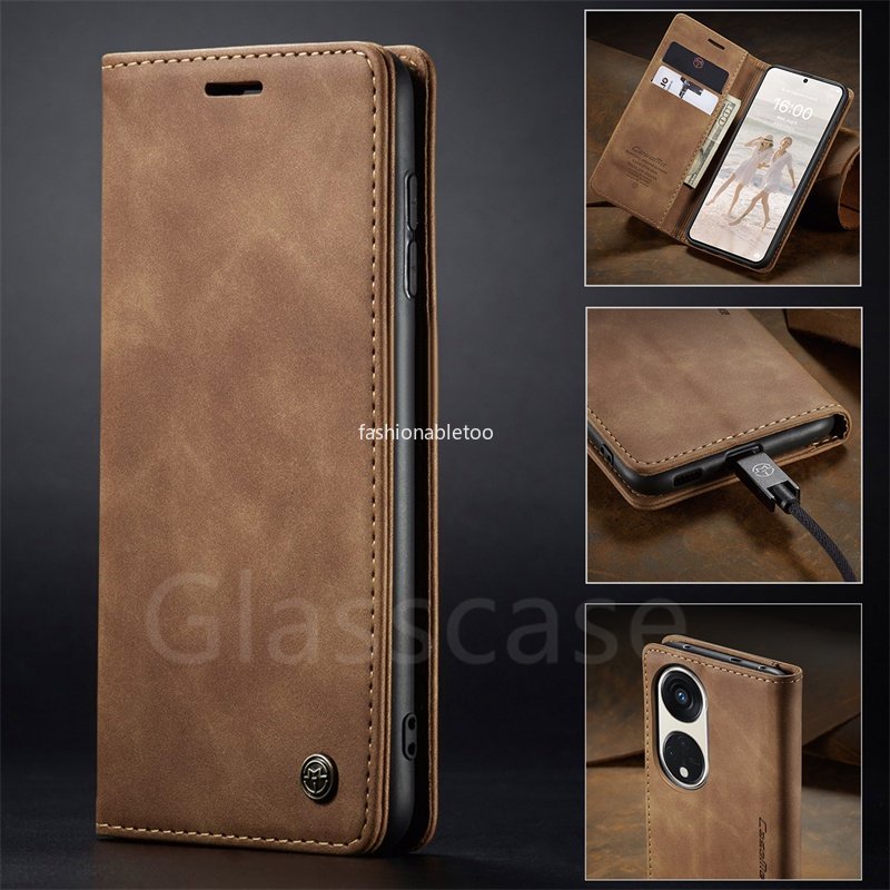 Bao Da Điện Thoại Nắp Lật Kèm Ngăn Đựng Thẻ Khóa Nam Châm Cho Oppo Reno8 T 8T 8 pro plus 8Z 8Lite Reno8T Reno8pro 4G 5G Ốp