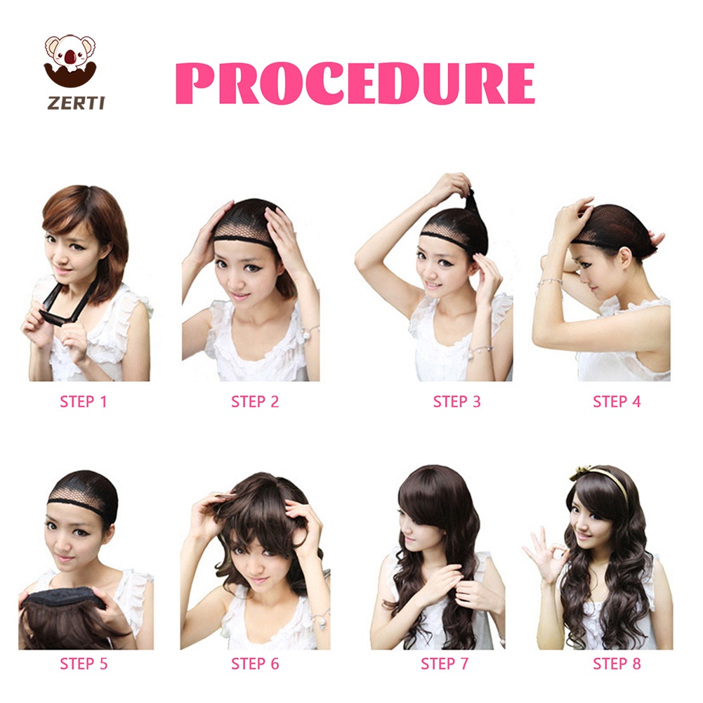 Tóc Giả Màu Đen Tự Nhiên Thời Trang Cho Thanh Thiếu Niên