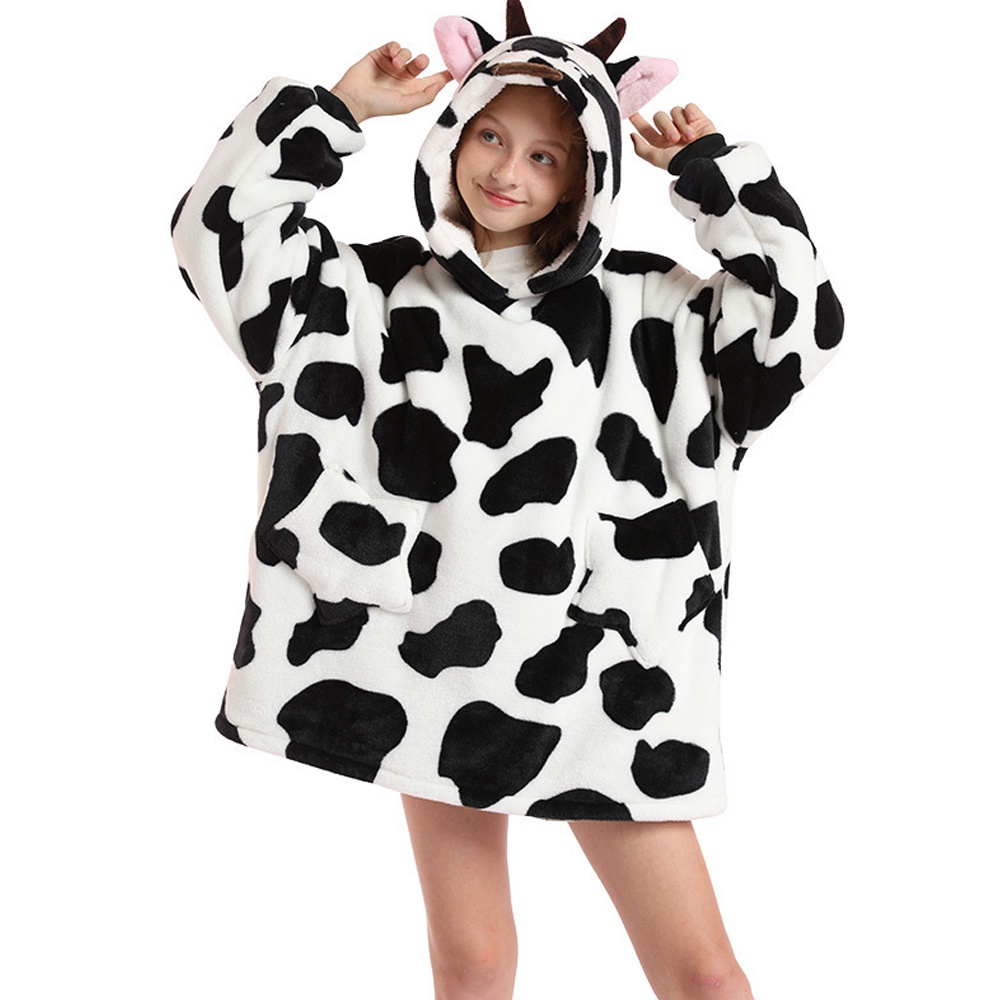 BEAR LEADER Áo Hoodie Siêu Mềm Giữ Ấm In Hình Chú Gấu Dễ Thương Cho Tuổi Teens Youths Sherpa Có Tay Áo