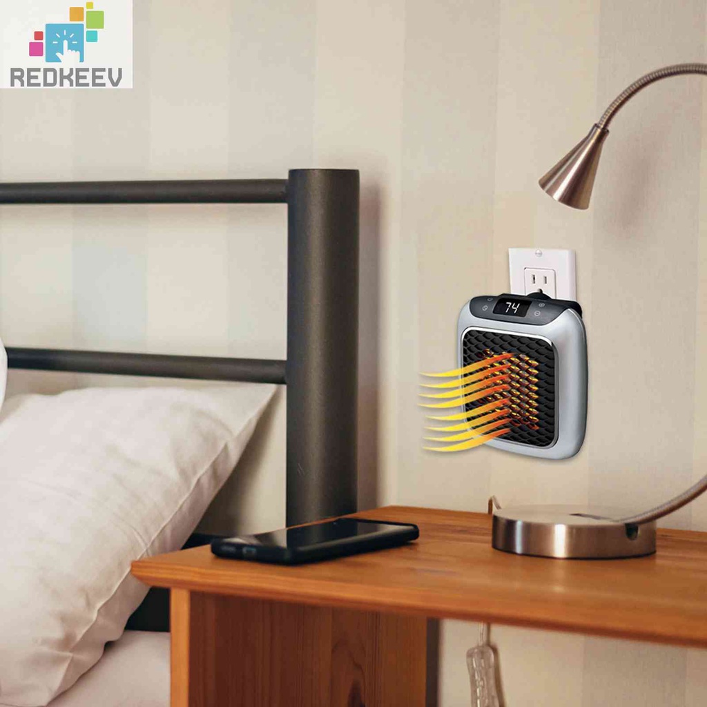 Quạt Sưởi Ấm 2 Tốc Độ 800W Gắn Tường Tiện Dụng