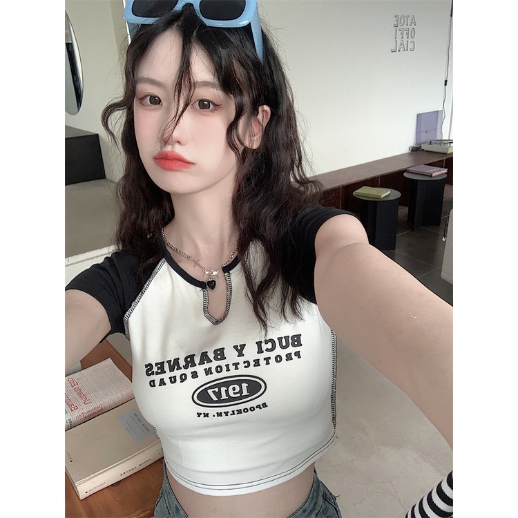 Áo Thun Tay Ngắn In Monogram Mới Dành Cho Nữ