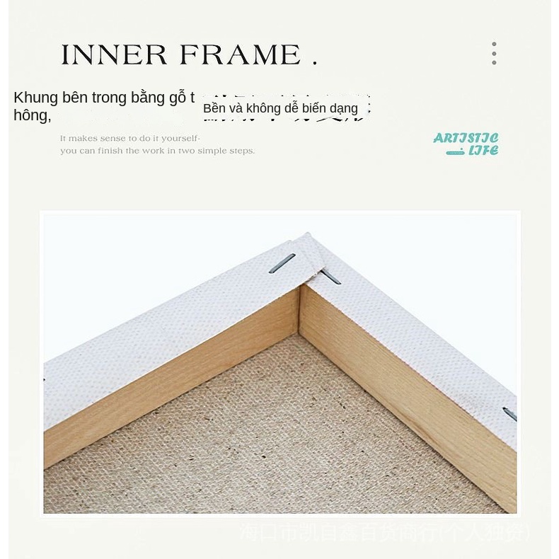 Bộ Tranh Sơn Dầu Thủ Công Tự Làm Hình Gấu Thỏ Dễ Thương Trang Trí Phòng Khách