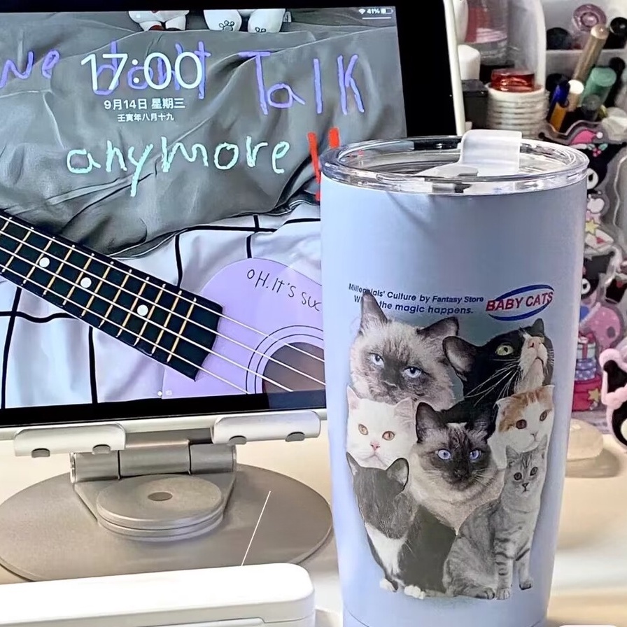 Bình Nước 600ml Hình Hello Kitty
