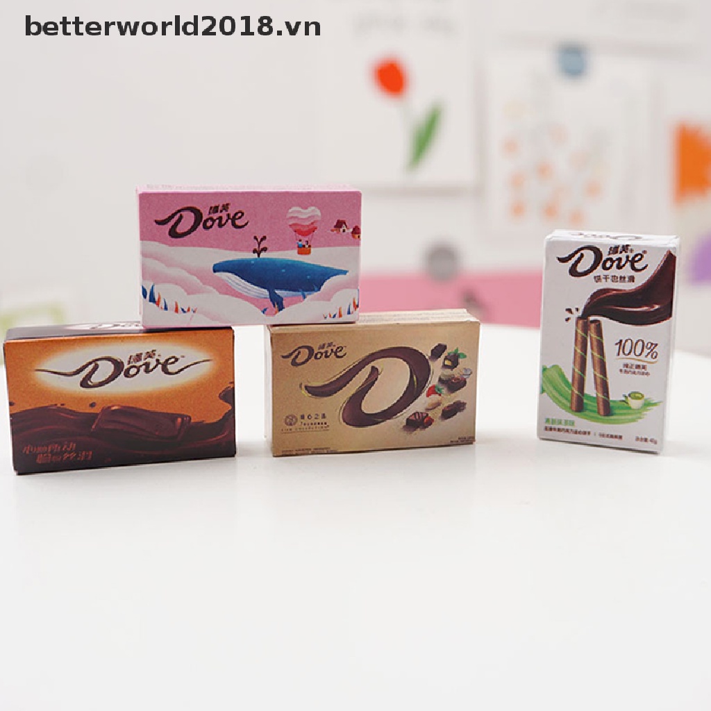 Set 10 Hộp Bánh Snack Mô Hình DIY Cho Nhà Búp Bê 2018