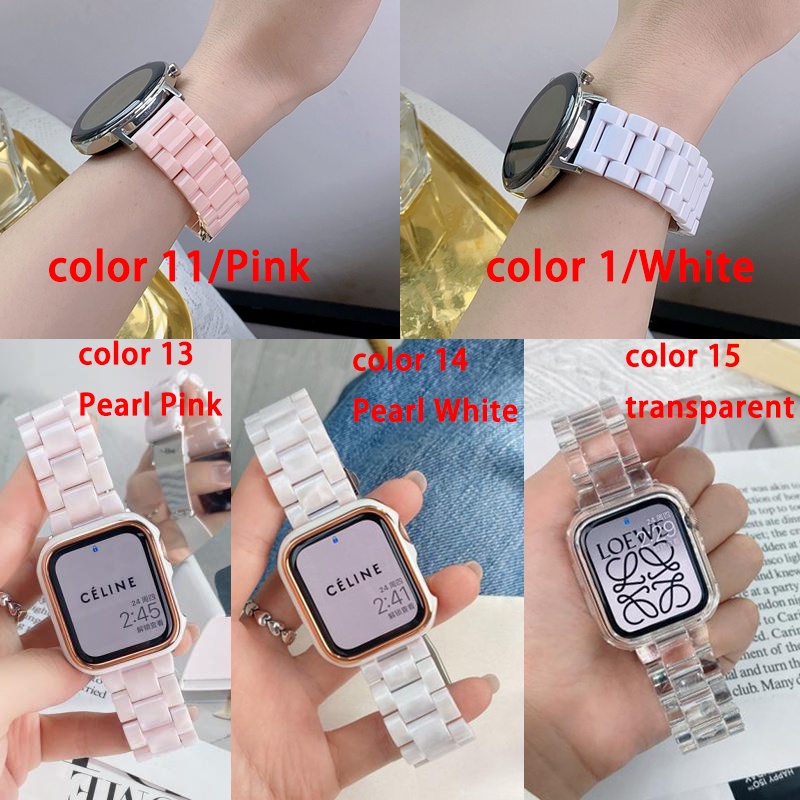 Dây Đeo Đồng Hồ Bằng Nhựa Acrylic Trong Suốt Thời Trang Cho HUAWEI WATCH GT 2 46mm 42mm