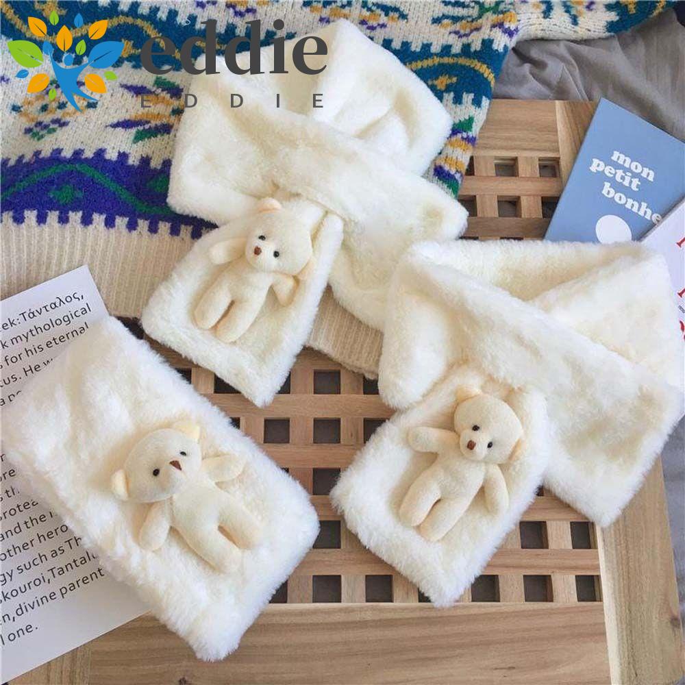 Khăn Choàng Cổ 26Eddie Bằng Vải Bông Màu Trơn Ấm Áp Mùa Đông Cho Nữ