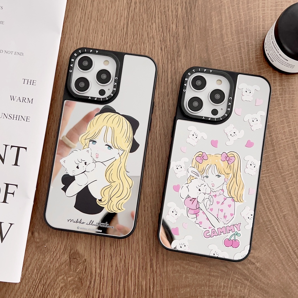 Ốp Điện Thoại tpu Mềm Tráng Gương Chống Sốc In Hình Mèo Cho iPhone 14 13 12 11 PRO MAX XR XS 7 8 Plus