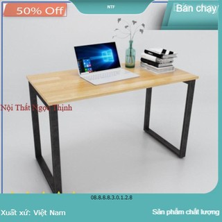 BÀN LÀM VIỆC Bàn làm việc chân sắt chữ U - Bàn văn phòng khung sắt