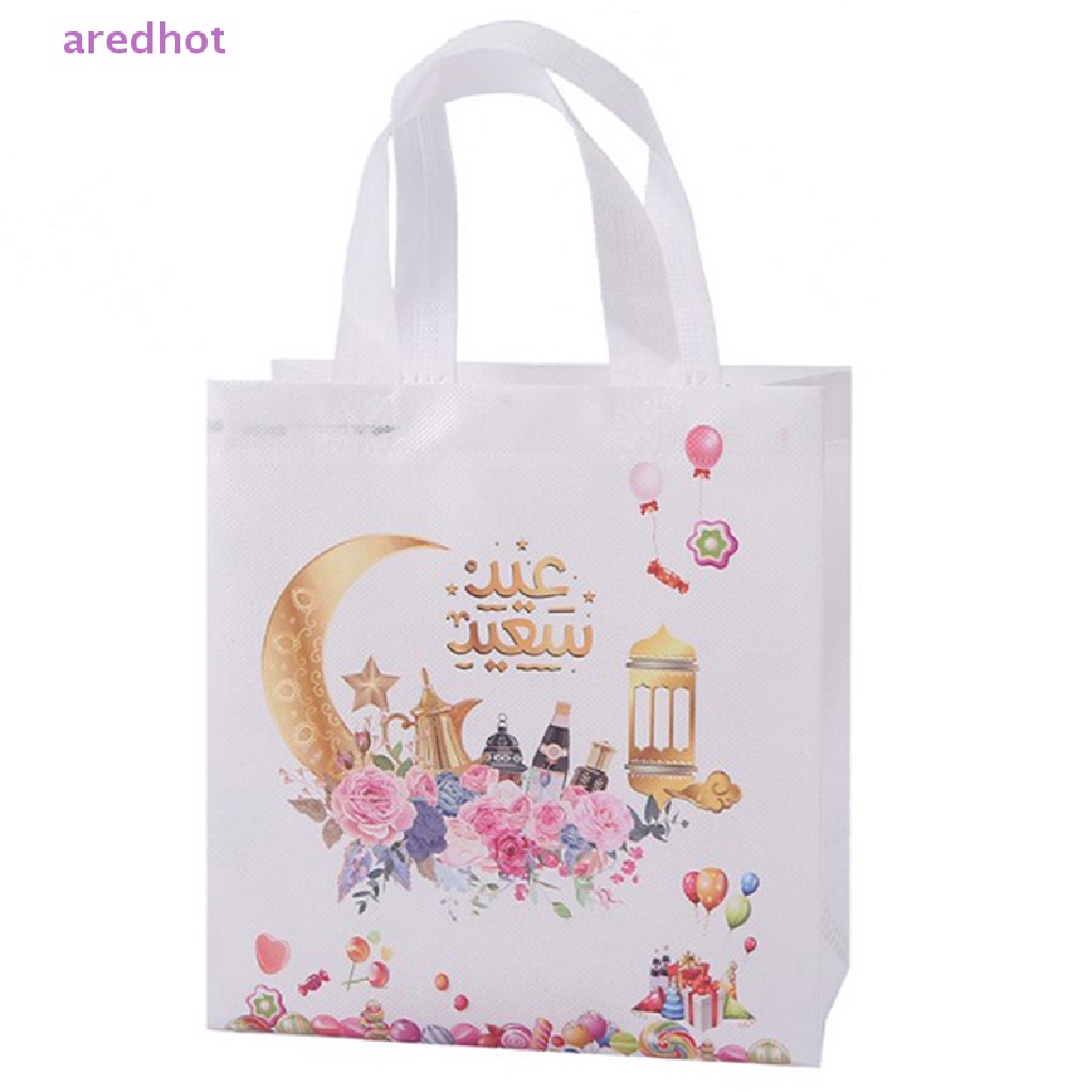 Bộ 4 Túi Đựng Bánh Kẹo Bằng Vải Không Dệt Phong Cách Ramadan Mới