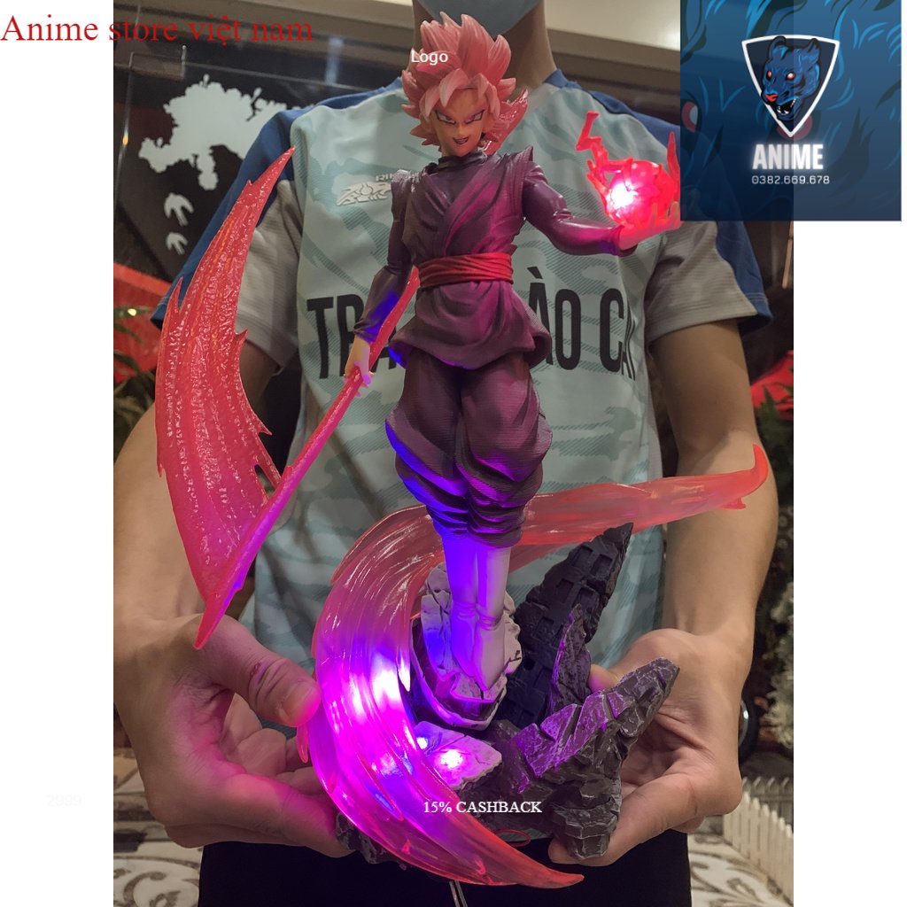 Mô hình SonGoKu Black Rose và lưỡi hái siêu to cực nét - Mô hình DragonBall