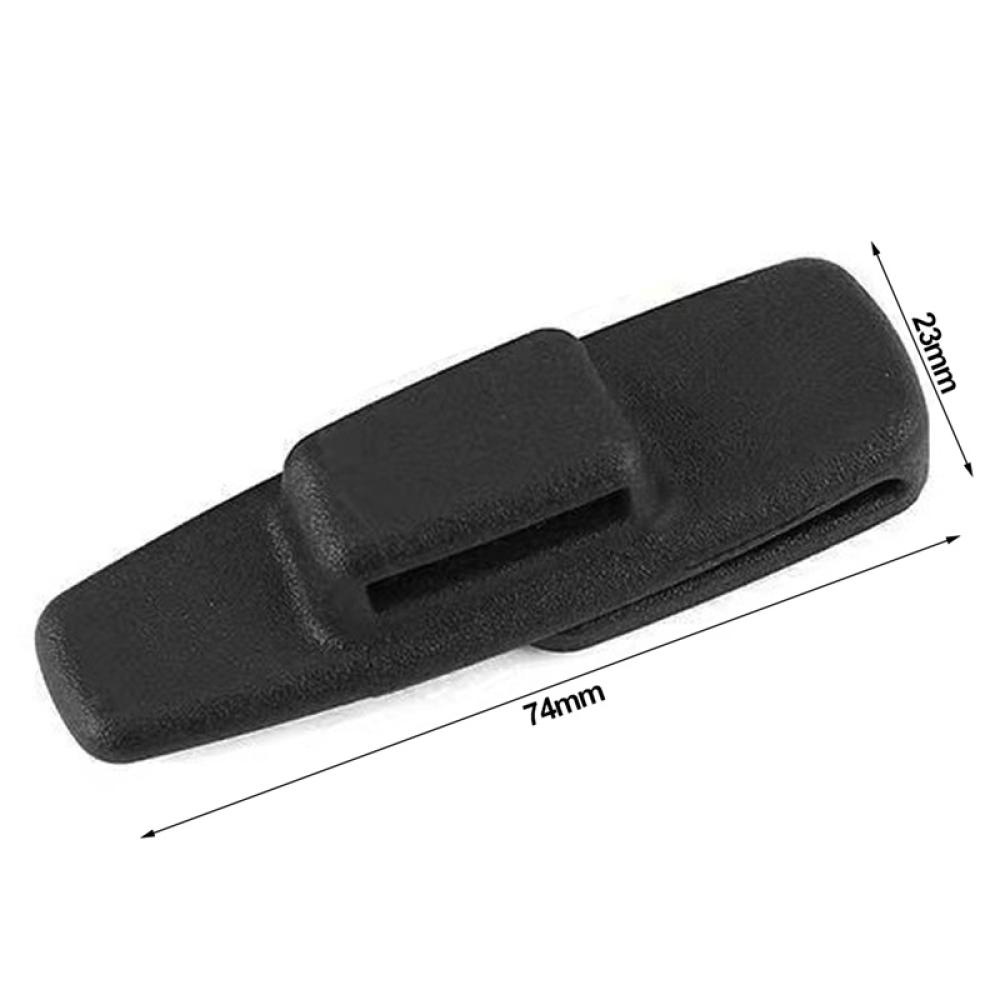 Bộ 2 Chốt Khóa Dây Đai An Toàn Xe Hơi J2L3 Bằng Nhựa Màu Đen Thông Dụng