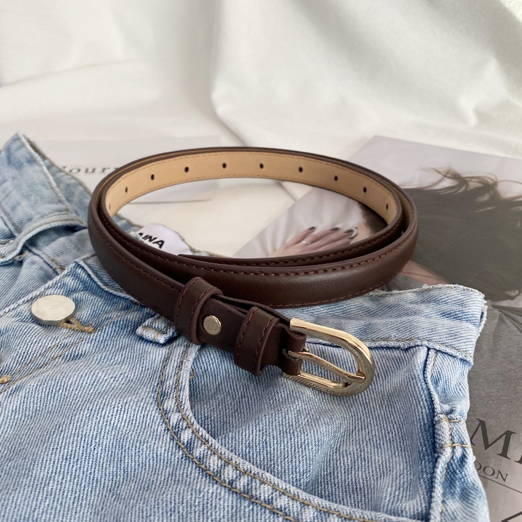 Thắt Lưng Kim Loại Kiểu Cổ Điển Đa Năng Thời Trang Unisex