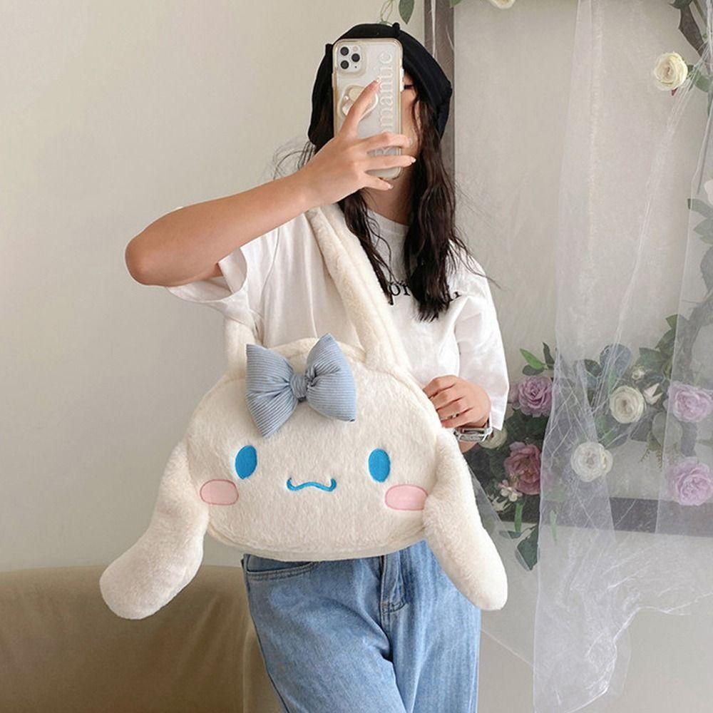 ELEGANT Túi Đeo Vai Kuromi Đựng Mỹ Phẩm / Sách / Đồ Trang Điểm Đa Năng Phong Cách Nhật Bản