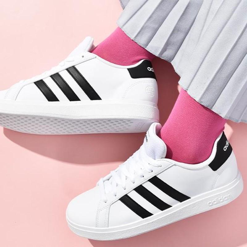 Giày Thể Thao Sneaker Adidas Grand Court 2.0 Cloud White/Core Black - Dee Store VN