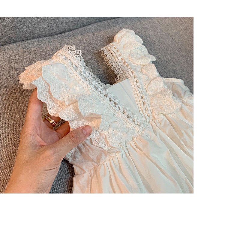 Đầm Công Chúa Không Tay Thời Trang Mùa Hè Dành Cho Bé Gái