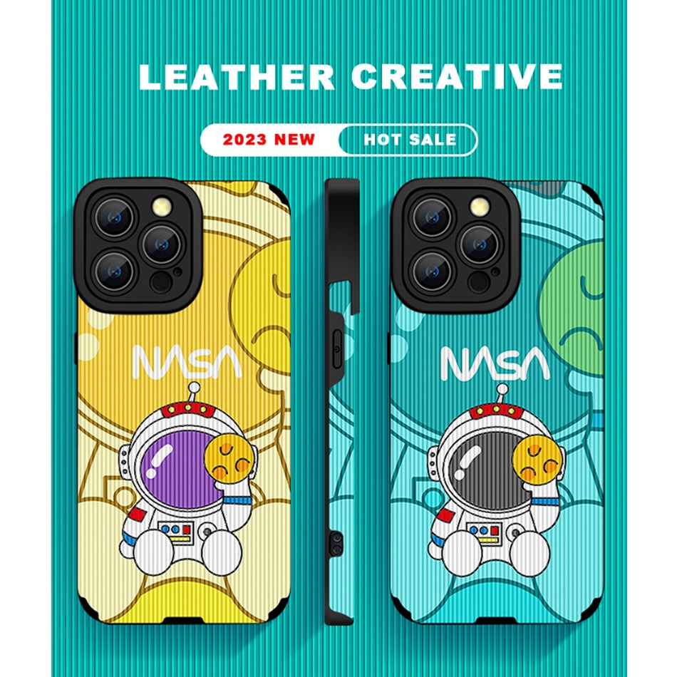 Ốp Điện Thoại Silicon In Logo NASA Cho IPhone 11 12 13 14 Pro MAX 11Pro 13Pro 7 8 Plus X XR XS MAX SE 2020