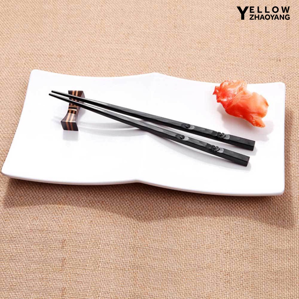 1 Đôi Đũa Hợp Kim NY-1 Phong Cách Nhật Bản Chống Trượt