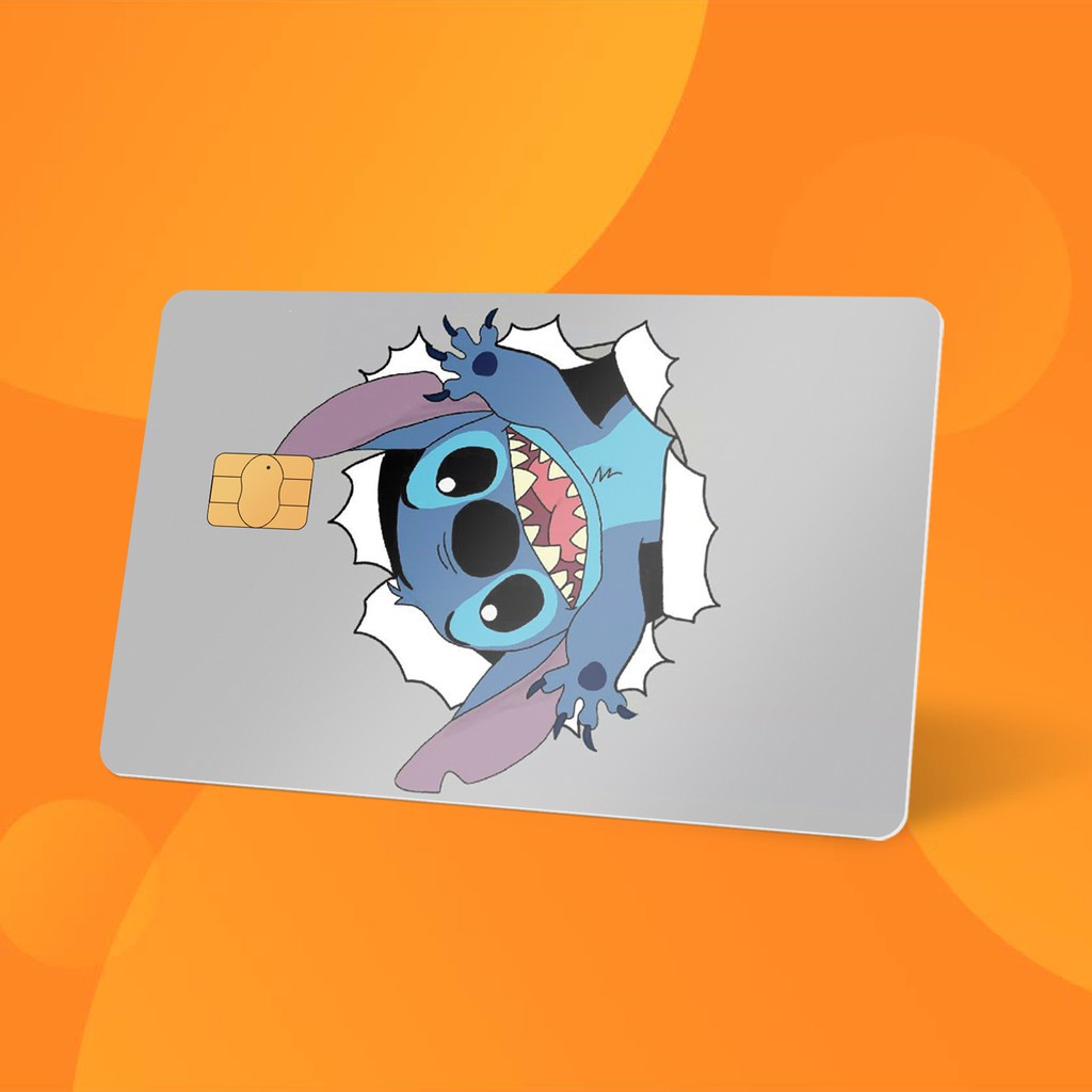 Miếng Dán Thẻ Card Stitch | SKIN ATM, Thẻ Chung Cư Trang Trí - Chất Liệu Decal Vinyl Chống Nước