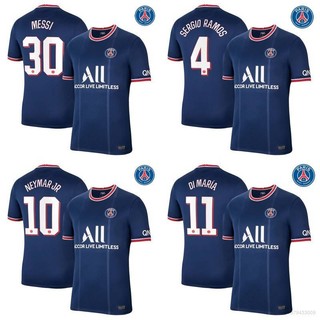Áo thun bóng đá messi neymar ramos maria ty3 yt3 2020-2021 psg paris saint-germain