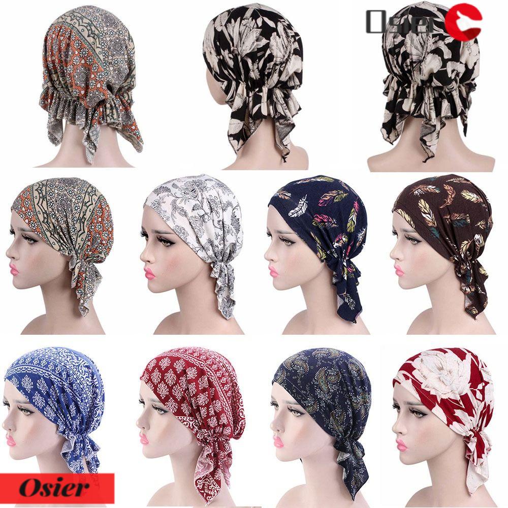 1 Mũ Trùm Đầu Bằng Cotton In Hoa Thời Trang Ngủ Cho Nam Và Nữ