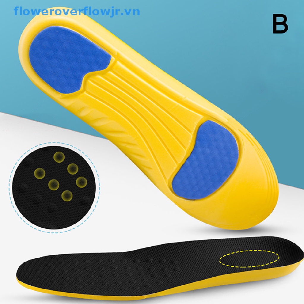 Đế Lót Giày Chạy Bộ Cao Su Non Phối Lưới Thoáng Khí Giúp Khử Mùi FJR