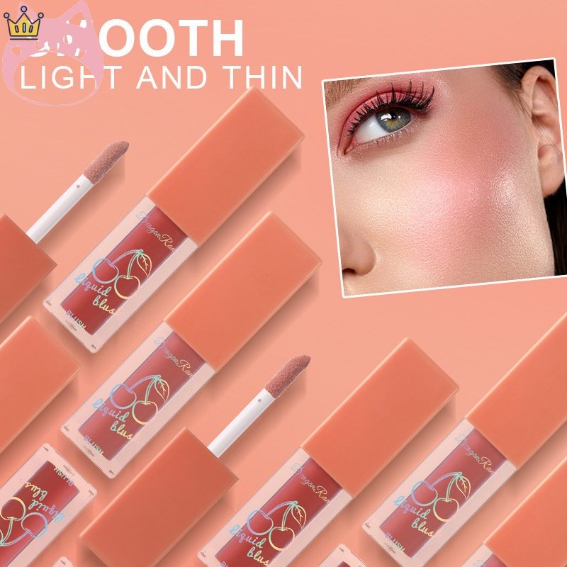 Phấn Má Hồng Dạng Lỏng Đơn Sắc Màu Nhung Lì Tự Nhiên Làm Sáng Tông Màu Da HGFJP5