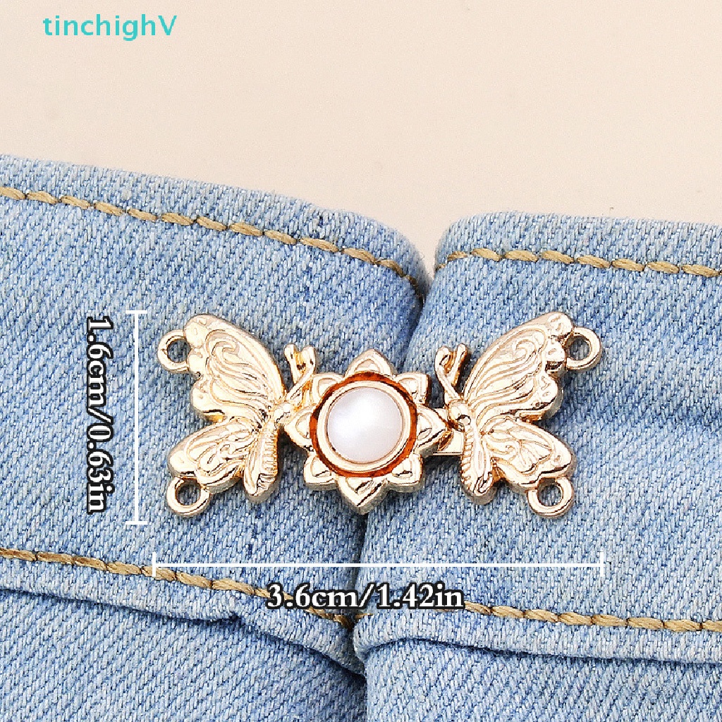 [TinchighV] 1 Kẹp Thắt Lưng Bằng Kim Loại Có Thể Điều Chỉnh Cho Váy Quần Dành Cho Nữ [Mới]