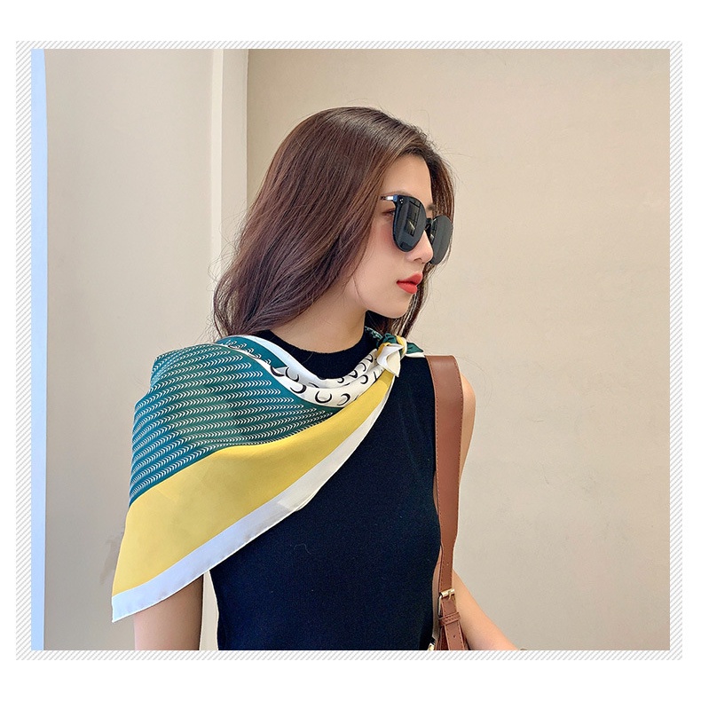 Khăn lụa thời trang bắt mắt bandana sang trọng xinh xắn quàng cổ THY THY STORE