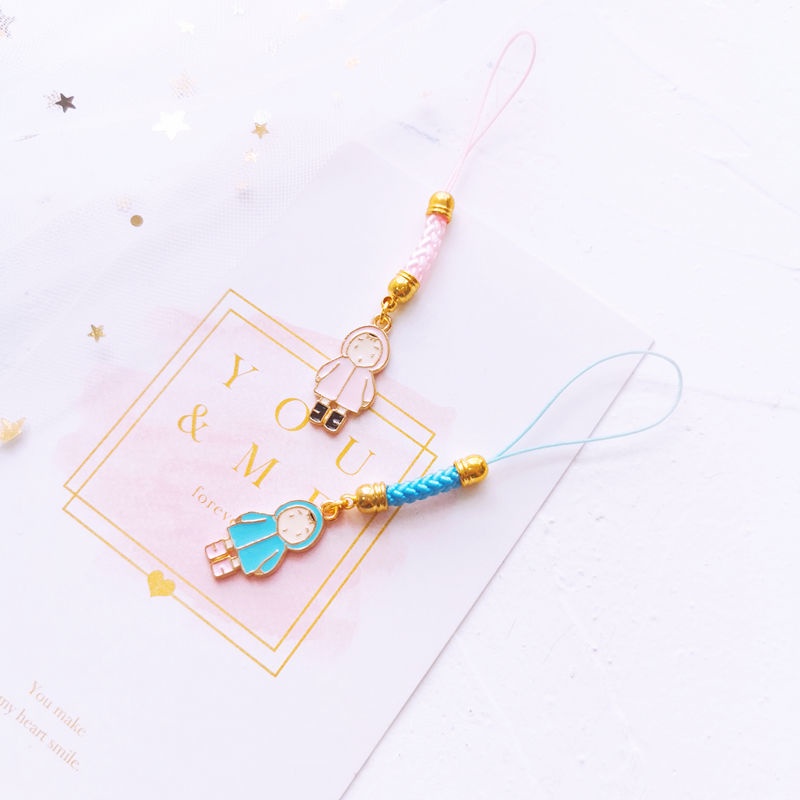 Dây Đeo Điện Thoại / Áo Mưa Họa Tiết Hoạt Hình Dễ Thương Chống Thất Lạc Tiện Dụng Cho Xiaomei