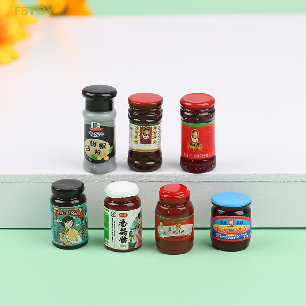 Set 5 Mô Hình Gia Vị Mini Trang Trí Nhà Búp Bê