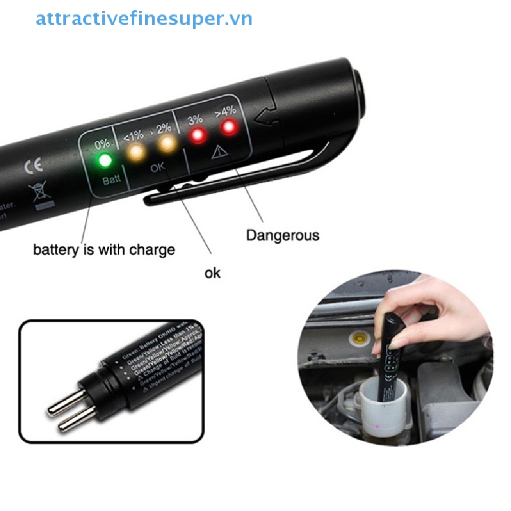 Afs Dụng Cụ Kiểm Tra Chất Lượng Dầu Phanh Xe Hơi 100% Chất Lượng Cao Phù Hợp Với Chất Lỏng Phanh drect Bán Chạy