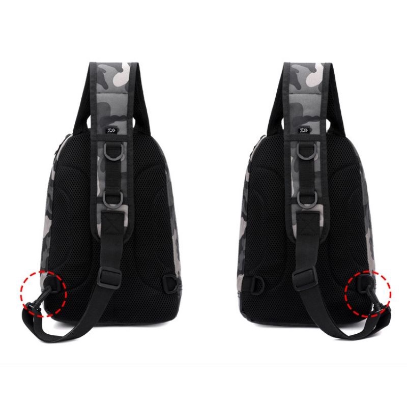 Daiwa Túi Đeo Chéo DAIWA Đựng Đồ Câu Cá Tiện Dụng Cho Nam