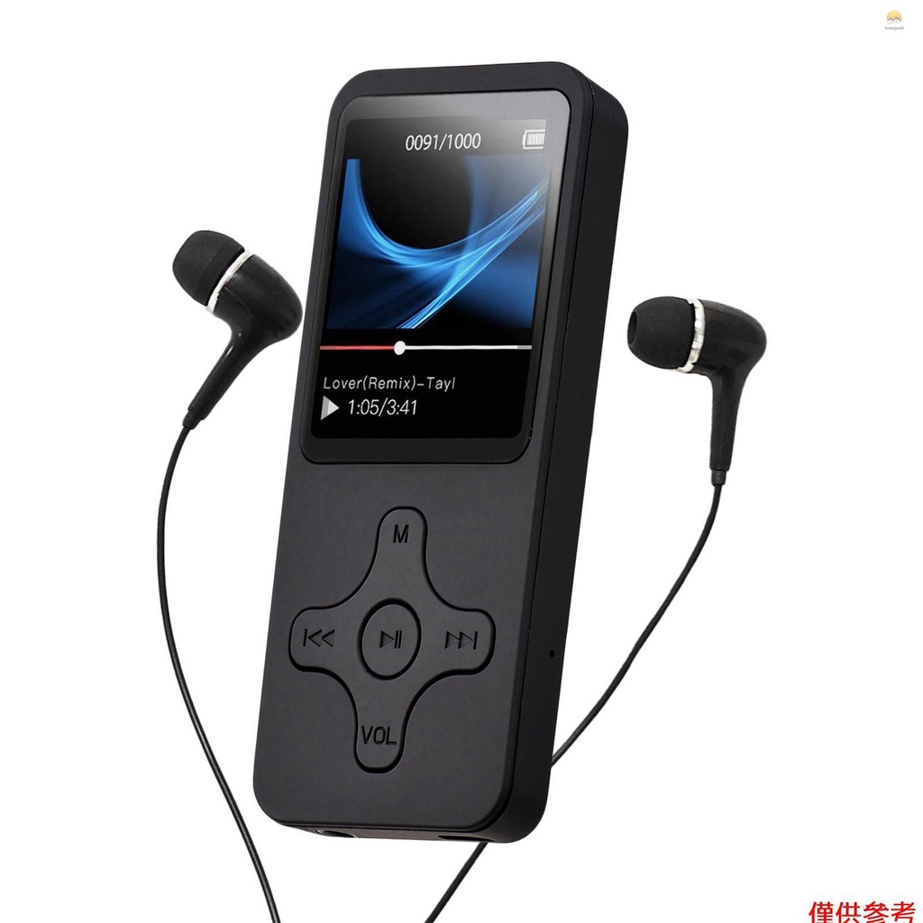 Máy Nghe Nhạc MP4 MP3 Có Tai Nghe Màn Hình LCD Hỗ Trợ Thẻ Nhớ TF