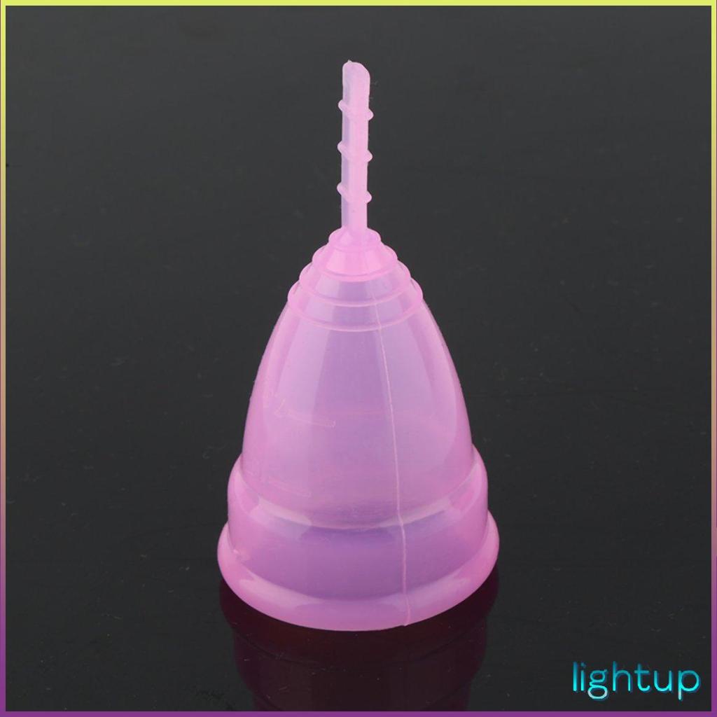 Cốc mềm hữu ích Silicone kinh nguyệt Kích thước lớn và nhỏ Ba màu [K/21]