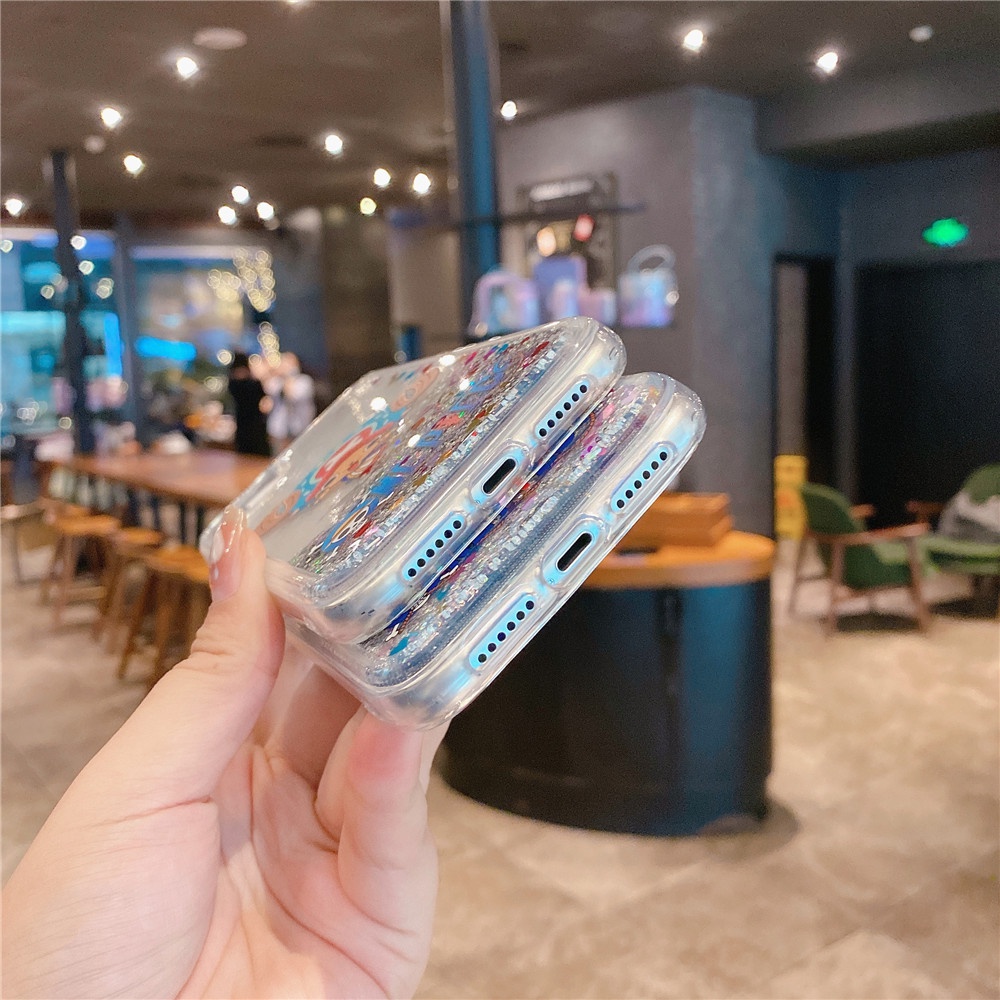 Ốp Điện Thoại Kim Tuyến Nước In Hoạt Hình One Piece Cho IPhone 14 Pro Max / 14 Plus / 13 Pro Max / 12 Pro Max / 11 Pro Max / XS Max