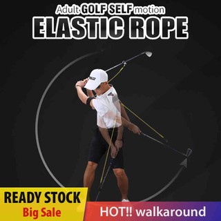 PGM Golf Swing Elastic Rope Adjustable Hitting Force Trainer Golf Training Aids