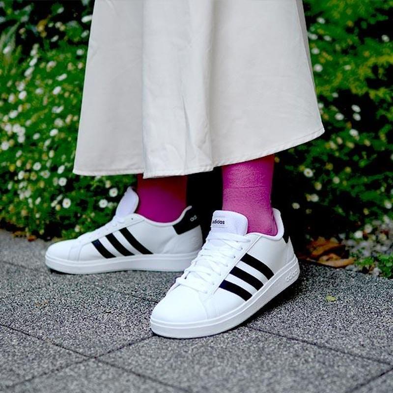 Giày Thể Thao Sneaker Adidas Grand Court 2.0 Cloud White/Core Black - Dee Store VN