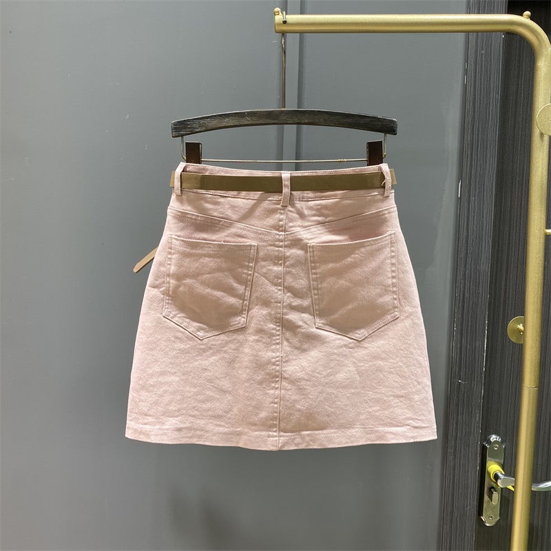 Chân Váy denim Chữ a Lưng Cao Phong Cách Mới Mùa Hè Cho Nữ