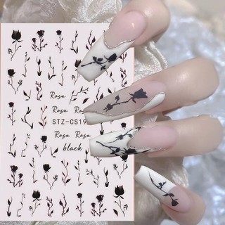 Hình Dán Móng Tay Hình Bướm 3D Độc Đáo
