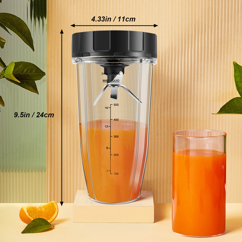 Máy Xay Sinh Tố 7 Vây Cho Nutri Ninja Auto IQ BN801 SS101 BL480-30 BL641 Ninja 24Oz